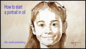 learn how to start a portrait in oil.