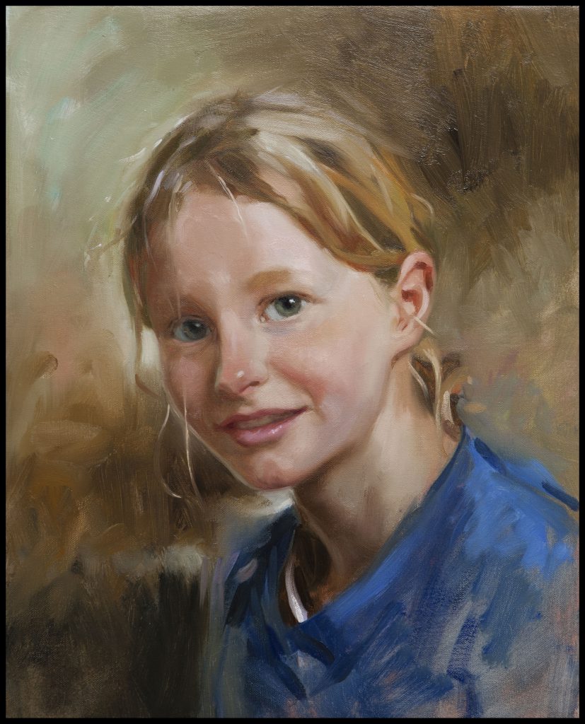 Portrait of a little girl.