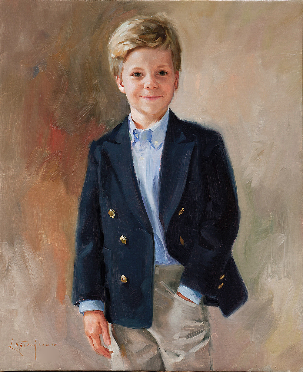 portrait oil painting background