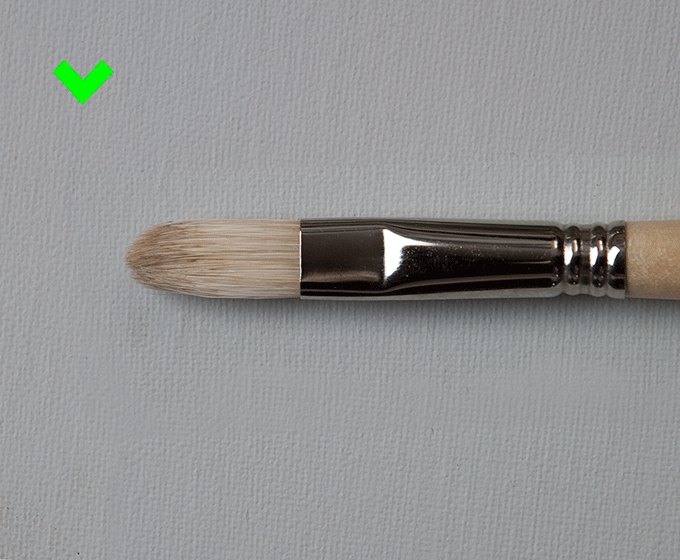 good and bad brushes