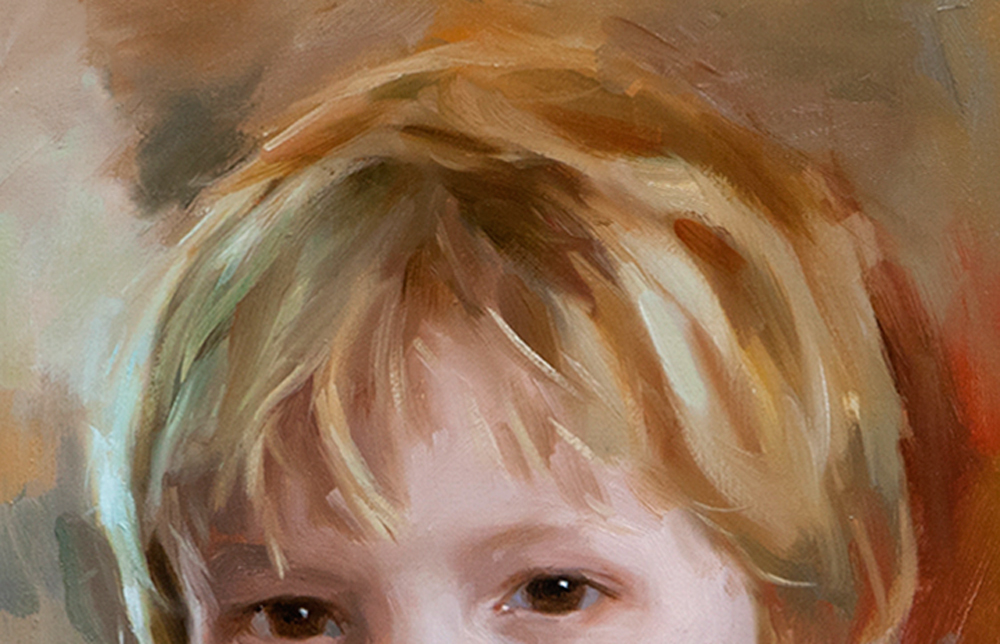 How to paint hair in oil portrait painting. Some advice